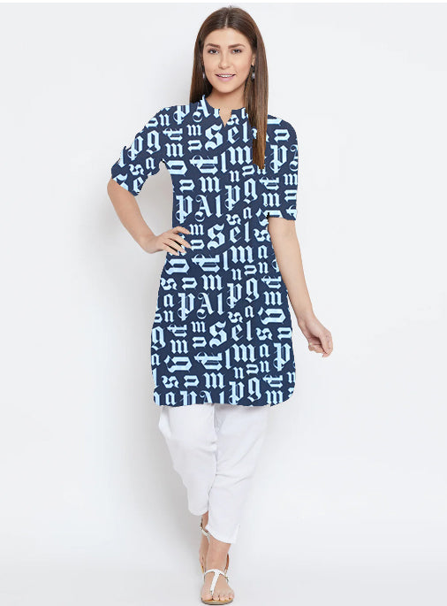 ABCD Black Modern Kurta Design (Unstitched)